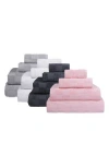 Brooks Brothers Waffle Terry 8-piece Turkish Cotton Washcloths In Silver