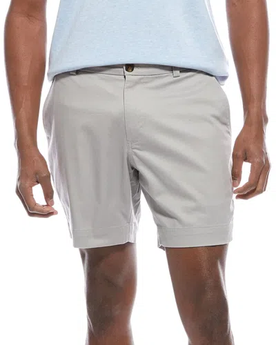 Brooks Brothers Washed Chino Short In Grey