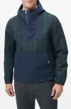 Brooks Brothers Out Water Repellent Windbreaker In Navy Multi