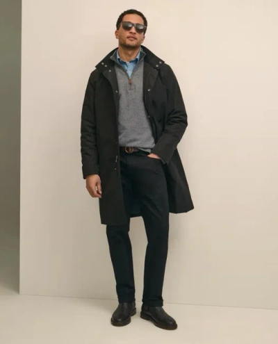 Brooks Brothers Water-resistant Raincoat In Black