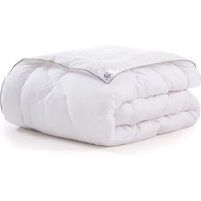 Brooks Brothers Wellsoft Turkish Cotton Comforter In White