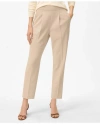 Brooks Brothers Easy Fit, Elastic Back Fine Twill Stretch Crepe Pants In Beige