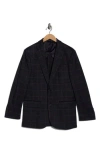 Brooks Brothers Windowpane Blazer In Black
