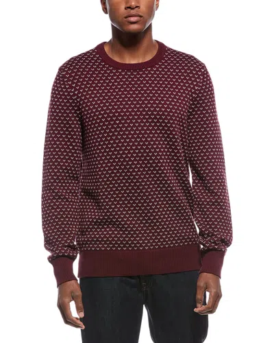 Brooks Brothers Winter Dot Crewneck Sweater In Multi