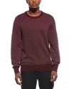 Brooks Brothers Winter Dot Crewneck Sweater In Brown