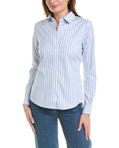Brooks Brothers Womens Sport Shirt, 10 In Blue