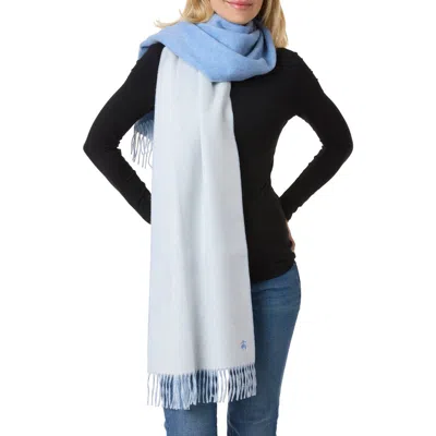 Brooks Brothers Wool & Cashmere Scarf In Blue