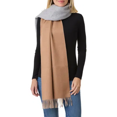 Brooks Brothers Wool & Cashmere Scarf In Brown