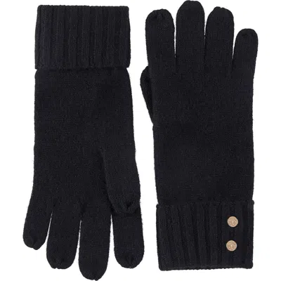 Brooks Brothers Wool & Cashmere Tech Gloves In Black