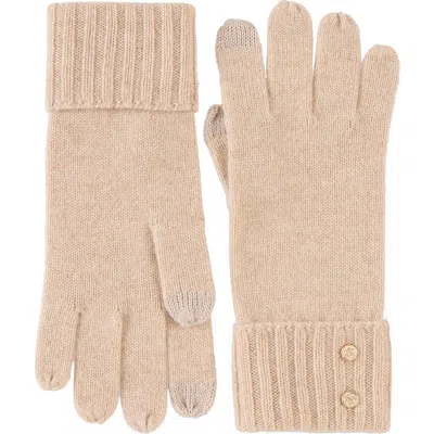 Brooks Brothers Wool & Cashmere Tech Gloves In Neutral