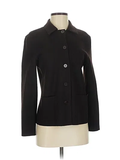 Pre-owned Brooks Brothers Wool Blazer Jacket In Black