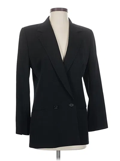 Pre-owned Brooks Brothers Wool Blazer Jacket In Black