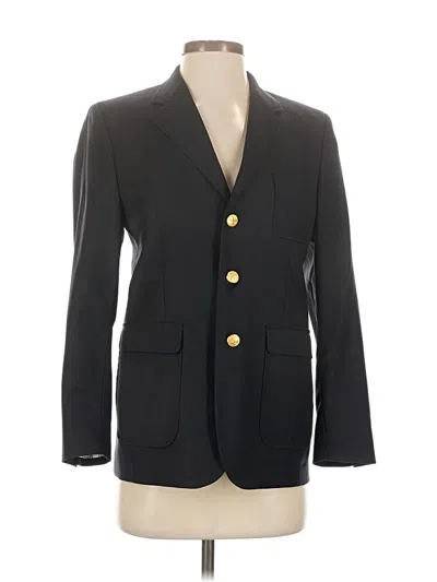 Pre-owned Brooks Brothers Wool Blazer Jacket In Black