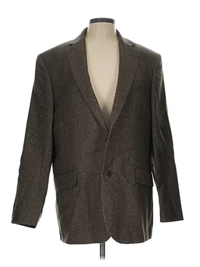 Pre-owned Brooks Brothers Wool Blazer Jacket In Brown