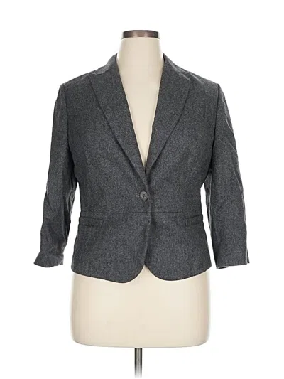 Pre-owned Brooks Brothers Wool Blazer Jacket In Gray