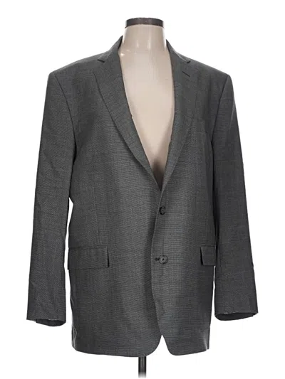 Pre-owned Brooks Brothers Wool Blazer Jacket In Gray