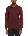 Brooks Brothers Wool-blend Polo Shirt In Brown