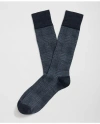 Brooks Brothers Wool Blend Prince Of Wales Socks In Blue