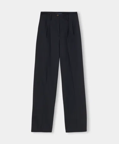 Brooks Brothers Wool Blend Stretch Pleated Trousers