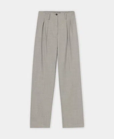 Brooks Brothers Wool Blend Stretch Pleated Trousers