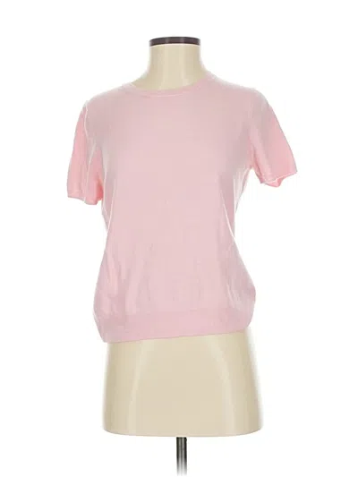 Pre-owned Brooks Brothers Wool Cardigan Sweater In Pink