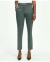 Brooks Brothers Wool Flannel Pants In Grey