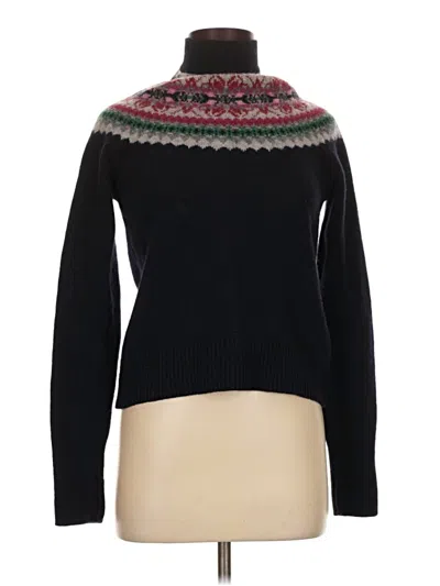 Pre-owned Brooks Brothers Wool Pullover Sweater In Black