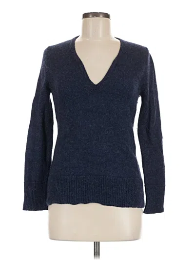 Pre-owned Brooks Brothers Wool Pullover Sweater In Blue