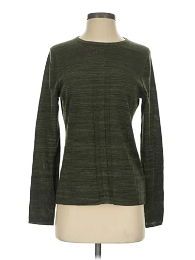 Pre-owned Brooks Brothers Wool Pullover Sweater In Green
