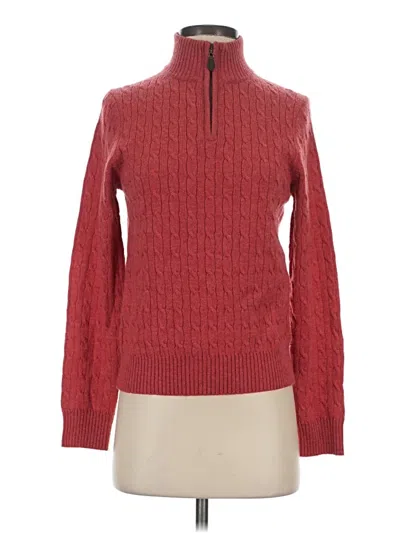 Pre-owned Brooks Brothers Wool Pullover Sweater In Red