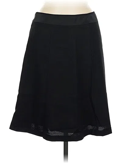 Pre-owned Brooks Brothers Wool Skirt In Black