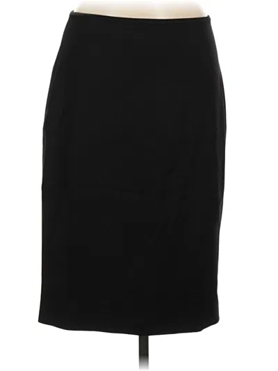 Pre-owned Brooks Brothers Wool Skirt In Black
