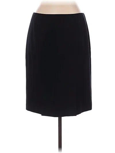 Pre-owned Brooks Brothers Wool Skirt In Black