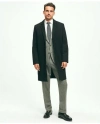 Brooks Brothers Wool Storm System 1818 Town Coat In Black