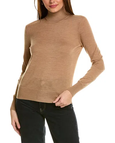 Brooks Brothers Ultimate Merino Wool Turtleneck Sweater In Brown