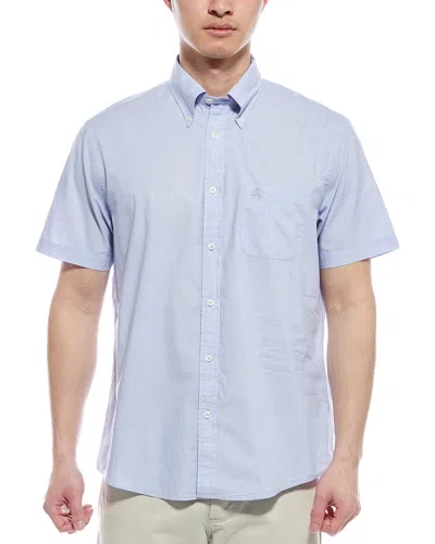 Brooks Brothers Woven Shirt In Blue