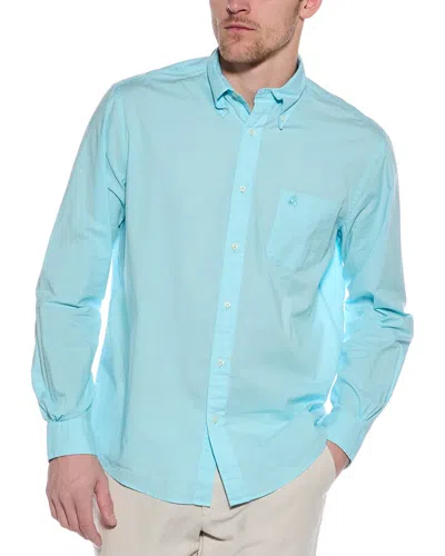 Brooks Brothers Woven Shirt In Blue