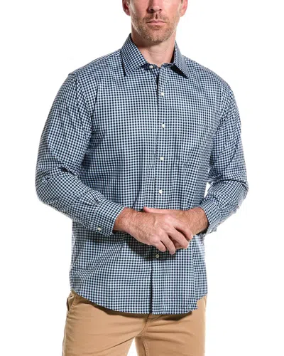 Brooks Brothers Woven Shirt In Blue