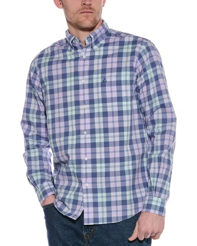 Brooks Brothers Woven Shirt In Purple