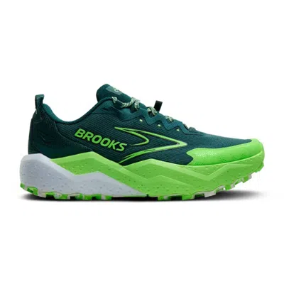 Brooks Caldera 8 Shoes Green White Ss26 In Multi