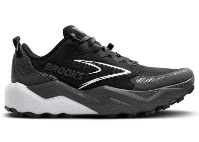 Pre-owned Brooks Caldera 8 (women's) Sneakers In Ened Pearl In Black/blackened Pearl/white