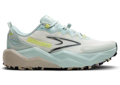 Pre-owned Brooks Caldera 8 (women's) Sneakers In Misty Blue/coconut/chateau