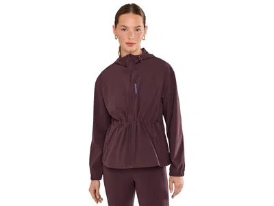 Brooks Canopy Cinch-waist Jacket Women's Jacket Cocoa: 2xl (us Women's 20-22), Polyester/spandex