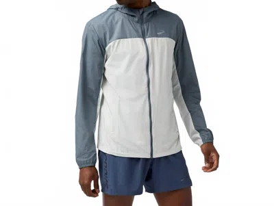 Brooks Canopy Jacket In Smoke/storm In Blue