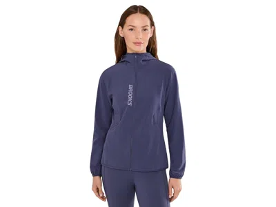 Brooks Canopy Jacket Women's Coat Nightfall: Sm (us Women's 4-6), Polyester/spandex