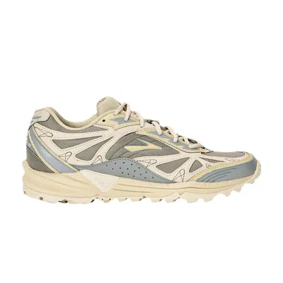 Pre-owned Brooks Cascadia 1 'rock Ridge Gravel Pumice Stone' | Cream | Men's Size 10 In White