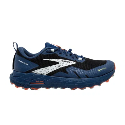 Pre-owned Brooks Cascadia 17 Gore-tex 'blue Firecracker' | Black | Men's Size 8
