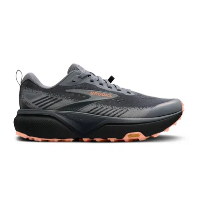 Brooks Cascadia 20 Grey Orange Aw26 Women's Running Shoes In Gray