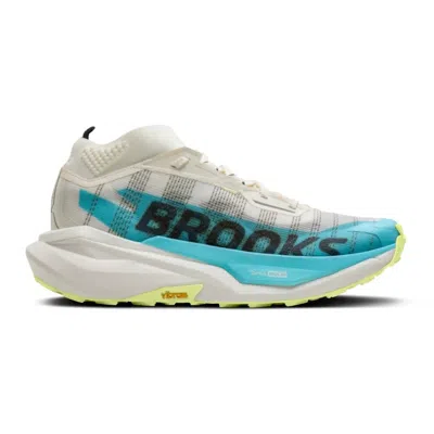 Brooks Cascadia Elite White Blue Ss26 Unisex Shoes In Multi