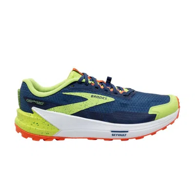 Pre-owned Brooks Catamount 2 'navy Sharp Green' | Blue | Men's Size 9